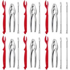 Artcom 20개 해산물 도구 세트(포크 8개 게 크래커 6개 랍스터 쉘러 너트 6개 포함), 1개