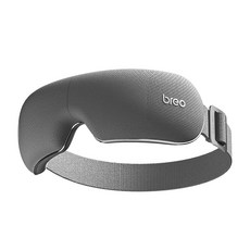 breo 倍輕鬆 iSee M 眼部按摩器 氣壓熱敷 APP智能操控 輕巧折疊設計, 銀灰色