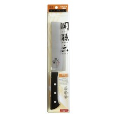 KAI 貝印 関孫六 萌芽蔬菜刀, 1個, 銀色 + 黑色