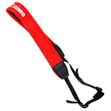 Canon 相機背帶, 1個, 佳能 紅底白字背帶