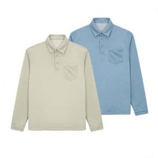 네파 89 7L15240 남성 간절기 카라티 멜란지 긴팔 폴로티셔츠2288765