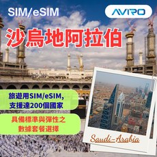 洲際電通 沙烏地阿拉伯 SIM卡 每日套餐 1-30天 - 二類電信, 3GB,30