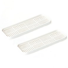 1+1 물빠짐 식기 컵 젖병 건조대, 화이트, 2개