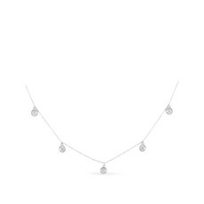 LB 익스클루시브 중고 14K 화이트 골드 다이아몬드 네크리스