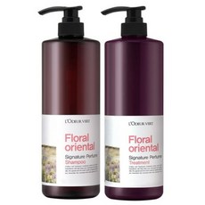 로더베르 시그니처 퍼퓸 샴푸+트리트먼트 세트 플로럴오리엔탈향, 2개