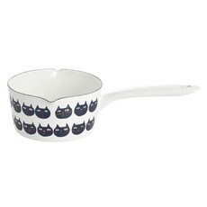 다마하시 플룬 법랑 밀크팬 일본제, 1개, 15cm, 미미코코모모