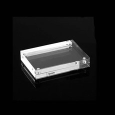 아크릴자석액자 투명 아크릴사진 웨딩 사진 프레임 아크릴 마그네틱 디스플레이 포스터 스탠드 방 책상 홈 데코 3mm 5mm 1 PC, thickness 8mm_7x10.5cm