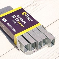 피스코리아 제본용 H13호 침/심 24mm 1갑(1000pcs) eun1849ha, 1개, 단일