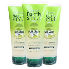 가르니에 프럭티스 스타일 퓨어 클린 스타일링 젤 엑스트라 스트롱, 200ml, 3개