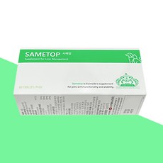 [케어사이드] 사메탑 60정 간보조제 강아지 고양이, 간+장건강, 1개