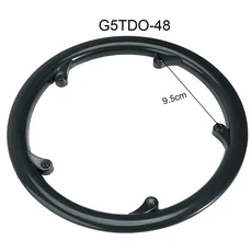 42T 44T 46T 48T 52T MTB 자전거 범용 크랭크 커버 캡 체인링 세트 체인 휠 가드, [10] G5TDO-48, 1개