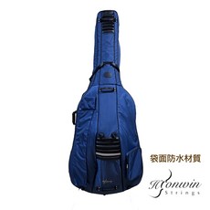 低音貝斯BASS琴袋(帶輪子), 1個, 1/4灰
