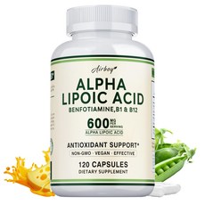 알파리포산 600mg - 혈당 조절 대사 보조, 1개, 60정