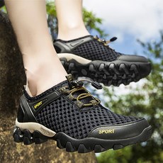 초경량 발이 편한 통기성 고어텍스 메쉬 방수 아쿠아슈즈 트레킹화 등산화 CU-04