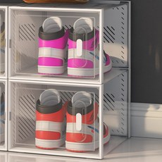 디모어 투명 수납 신발 정리 케이스, 2개