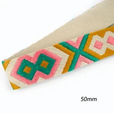 2-5미터 미티 폴리에스터 자카드 웨빙 테이프 38/50mm 백팩 스트랩 리본 벨트 의류 바인딩 밴드 DIY 재봉, 03 3Meters, 33 14-50mm