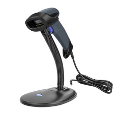 NETUM 2D USB 2.0 QR USB POS -M5S 바코드 스캐너 스탠드가있는 유선 코드 이미지