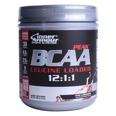 INNER ARMOUR Peak BCAA 蛋白質 裝載 粉色檸檬水, 397.2克, 1個