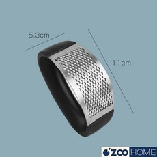 不鏽鋼壓蒜泥器 省力蒜蓉神器 廚房壓蒜工具, 1個, 弧形壓蒜器