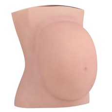 EQAIWUJIE 실리콘 가짜 임신 복부 인공 배 파티 의상 (아이보리 6개월/1.8kg(4파운드)) 160409 5885278732, 6Month/3.9lbs, Ivory