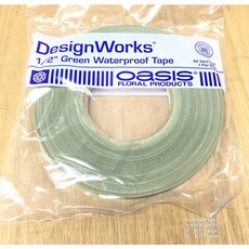DesignWorks Oasis 1/2/ Green Waterproof Tape 德國 HR Anchor Tape, 1個, 0.6cm(OASIS)