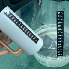 살림냥냥 어항 온도계 스티커 일자형 스티커온도계