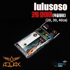 아쿠아엑스 코팅 와이어 목줄채비 케미고무 포함, 1개