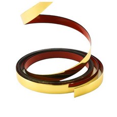 PVC 일자 마감재 몰딩 타일 시트지 셀프 가구 논슬립 실리콘 밴드, 1개, 3_라이트화이트 15mm 5m