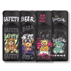 THE100% 릴 에이블 프리미엄 케이스 악세사리 곰돌이 캐릭터 호환용, 릴 에이블 프리미엄 전용, 엑스베어, 1개