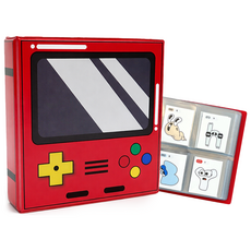 띠부띠부씰 앨범 스티커 북 로앤제이 20장, GAME BOY-씰북(레드)