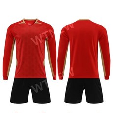 족구 남자 축구 배구 유니폼 반바지 남성용 저지 맞춤 훈련 세트, 7207 레드, 1개