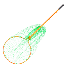 튼튼한 유기견 포획망 1m - 2m 길이조절 고양이 뜰채 유기묘 구조 강아지 들개 어망 낚시, 헤드(60cm)+폴대(1-2m)