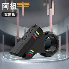 로터리 핑거 슬라이더 Fidget Toys Office Pressure Relief 래칫 3D 인쇄, 10 Black