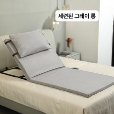노인 환자용 리프트 승강 매트리스 기립 보조, 75 그레이 롱 메쉬