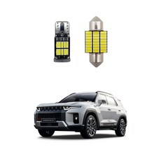 자이포라 토레스 LED실내등 번호판등 높은밝기 트렁크등 전방미등 램프, 글로브박스등(31mm/1개)