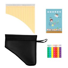 팬 플루트 파이프 키 팬파이프 목관악기 부품 가방 연습용, 1개, 4. Yellow, 기본