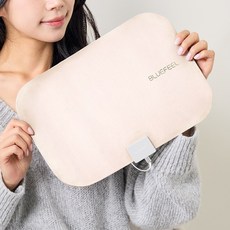 블루필 전기방석 온열방석 usb 휴대용 히트롤 히팅패드, 325x220x1.5mm, 아이보리