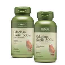 지엔씨 오더리스 무취 마늘 추출물 500mg 캡슐 GNC Odorless Garlic, 2개, 100정