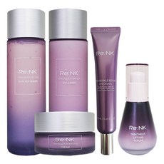 리엔케이 인텐시브 안티링클 기초 5종 (스킨 에멀젼 세럼 크림 아이크림) + 쇼핑백, 1세트