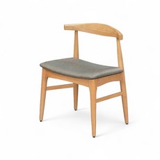 水牛椅 Cow Horn Chair 丹麥經典風格餐椅・北歐實木椅, 原木色, 1個