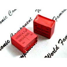 德國WIMA MKS4 4.7uF 400V 5% 金屬膜電容 腳距27.5mm