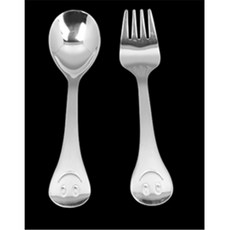 미미스토어 캐릭터 스푼포크 2P 어린이포크, 스마일