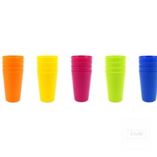 경희의마실 컬러 파티컵 4P 컬러컵, 퍼플