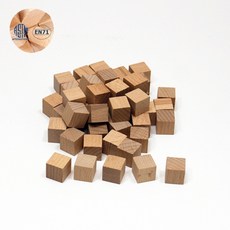 1.5cm A급 쌓기나무 48개 원목목재큐브 정육면체