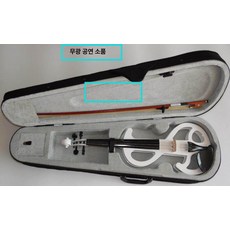 초보자 전자바이올린 투명 일렉트릭 무대 연주용 발광 입문용 악기, 1개, S 무광, 기본 모델명/품번
