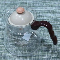 넉넉한 용량의 내열유리 주전자 1리터 직화가능한 티포트 차주전자 티포트 커피 보리차우리기 티팟, 1개, 1L, 투명 내열유리 주전자