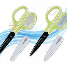 PLUS 플러스 재단 가위 SC-175SF 피트 컷 커브드 불소 코팅 메모리폼 2개 PY
