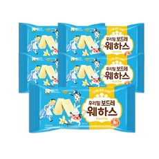 우리밀 보드레 바닐라 웨하스, 80g, 5개