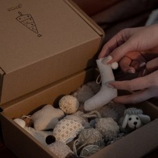 聖誕樹裝飾配件包 - 加購增添180度美感, 1個, 毛絨絨裝飾包