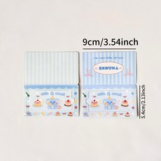 自製刮刮樂創意撕拉卡 小學生積分互動抽獎券 DIY兒童激勵玩具, 1個, 口水胶卡通小动物系列-蓝色小象